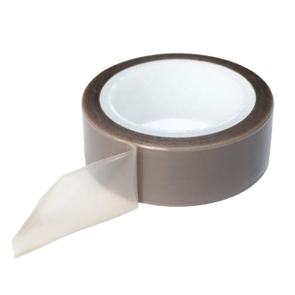 3- High Temperature Heat Resistant Soft Surface No-residual PTFE Film with Silicone Glue Skived PTFE Self Adhesive Tape