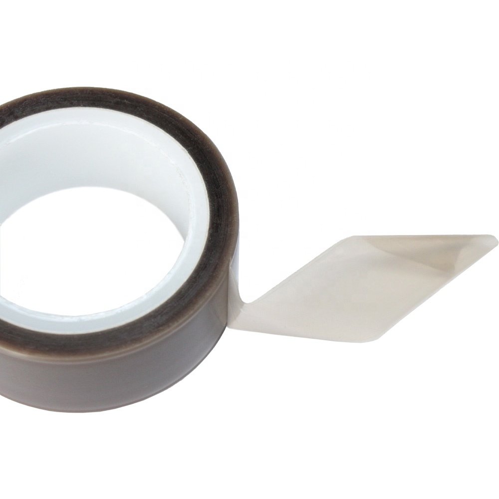 3- High Temperature Heat Resistant Soft Surface No-residual PTFE Film with Silicone Glue Skived PTFE Self Adhesive Tape