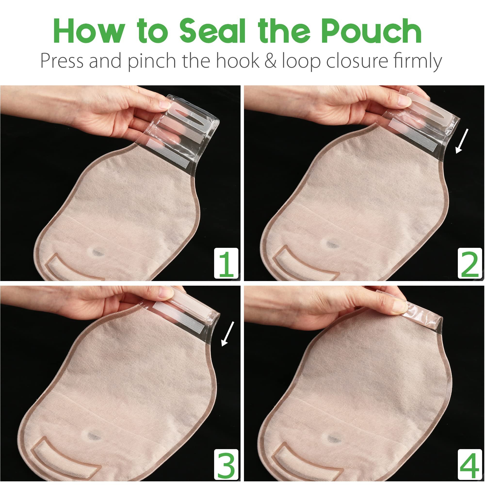 Adhesive Nonwoven Portable Reusable One Piece Medical Disposable Stoma Colostomy Bags Cover Ostomy Bags