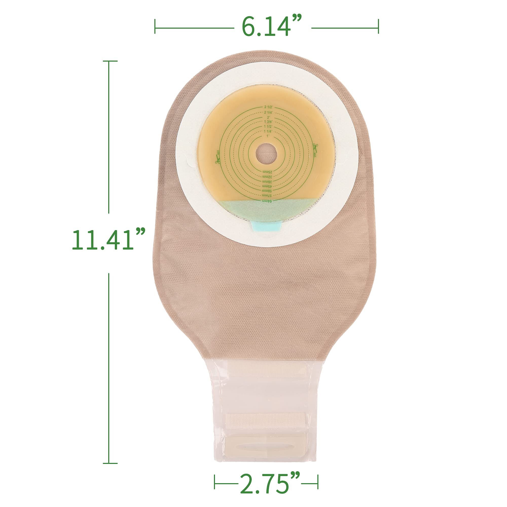 Adhesive Nonwoven Portable Reusable One Piece Medical Disposable Stoma Colostomy Bags Cover Ostomy Bags