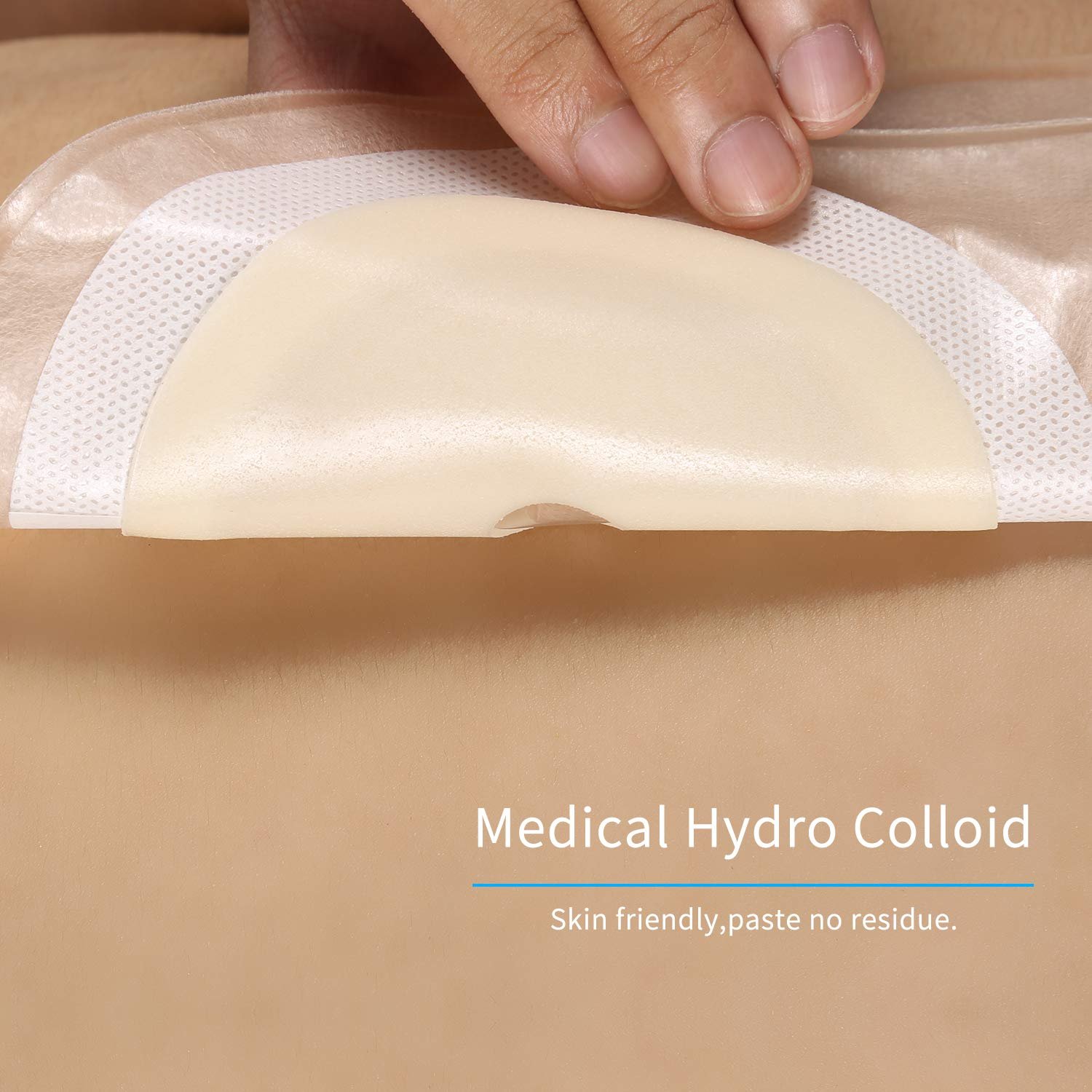 Adhesive Nonwoven Portable Reusable One Piece Medical Disposable Stoma Colostomy Bags Cover Ostomy Bags