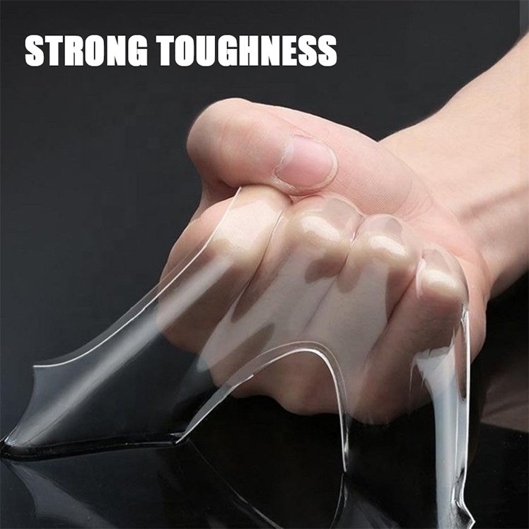 Hot Selling Self-adhesive Grip Tape,DIY Cutting Removable Reusable Nano tape,Rug tape for hardwood floors