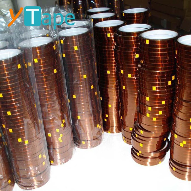 2mm 10mm PCB PI Film Mugs Heat Press Transfer Tape Sublimation Thermal Heat Resistant Adhesive Tape without Residue for Eyelash