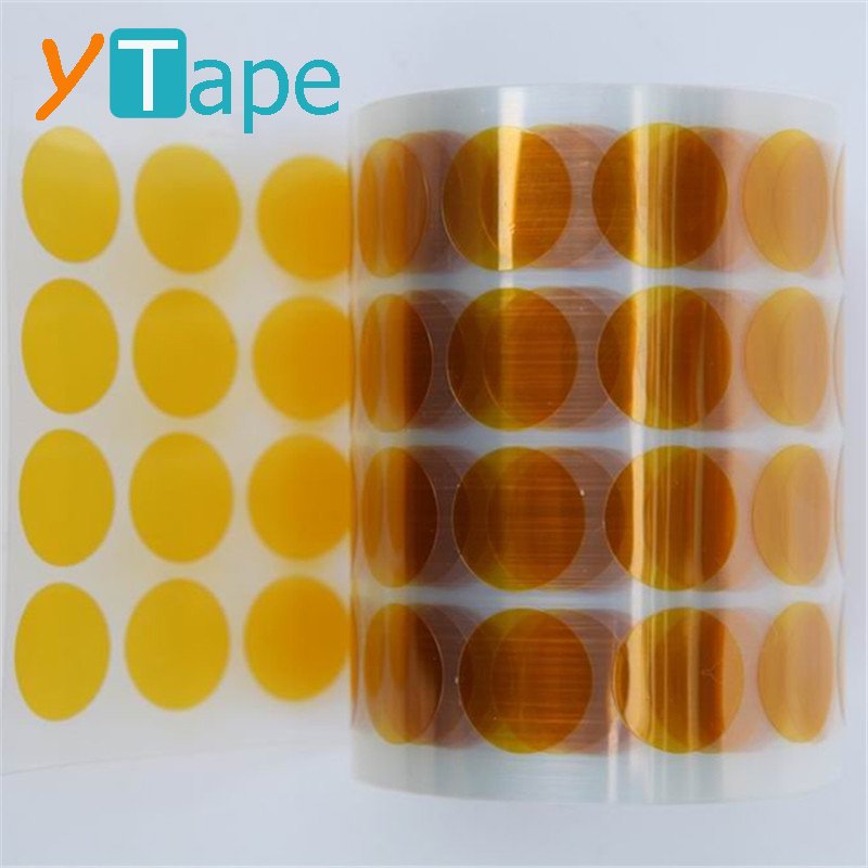 2mm 10mm PCB PI Film Mugs Heat Press Transfer Tape Sublimation Thermal Heat Resistant Adhesive Tape without Residue for Eyelash