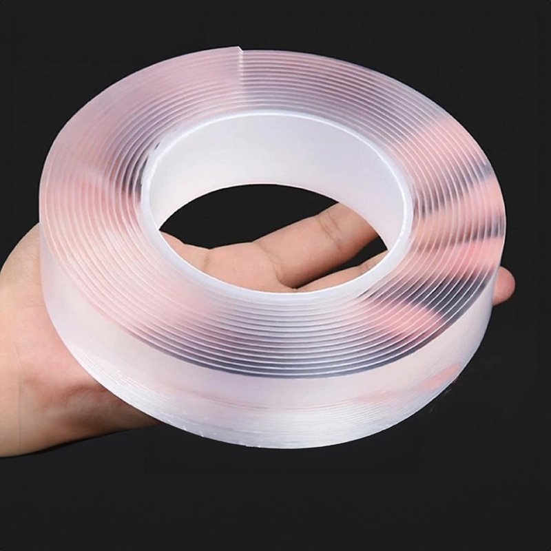 Self Adhesive Washable Waterproof Double Sided Reusable Adhesive 5M 50Mm 3 Cm Rolls Set Grip Foam Wide Pu Nano Tape Supplier