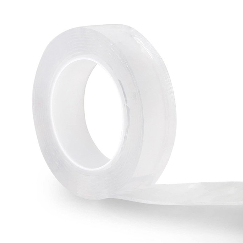 Self Adhesive Washable Waterproof Double Sided Reusable Adhesive 5M 50Mm 3 Cm Rolls Set Grip Foam Wide Pu Nano Tape Supplier