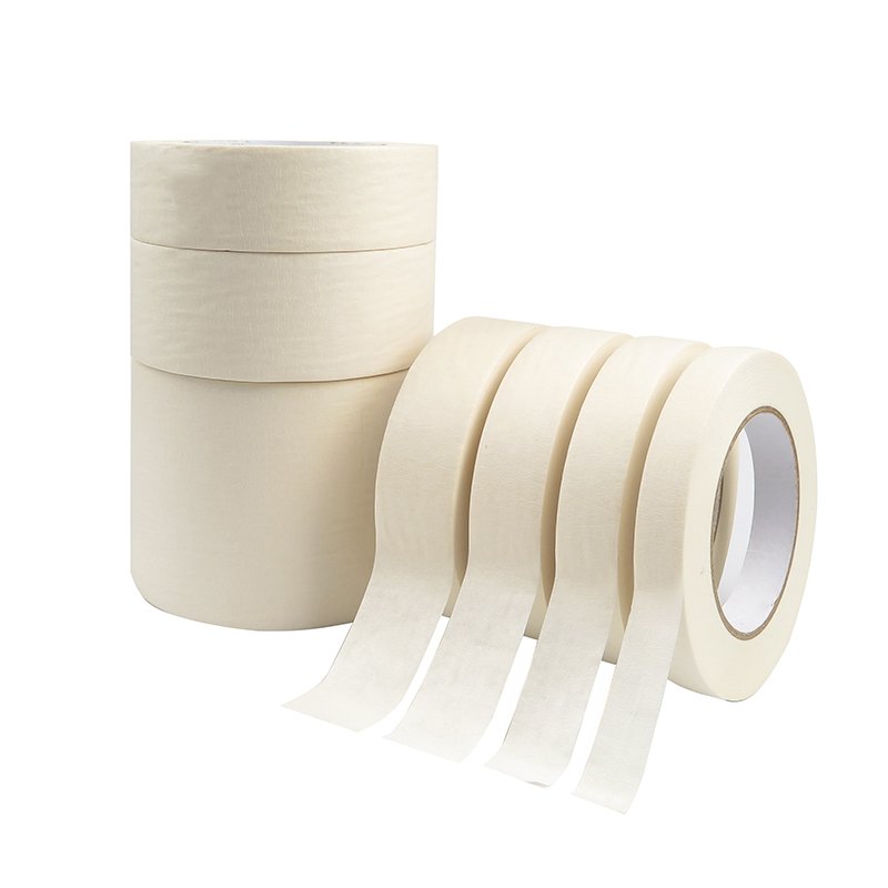 Waterproof Rubber Adhesive Paper Decorative Speedy Wide Protection Crepe Paint Wall China 50mm Masking Tape