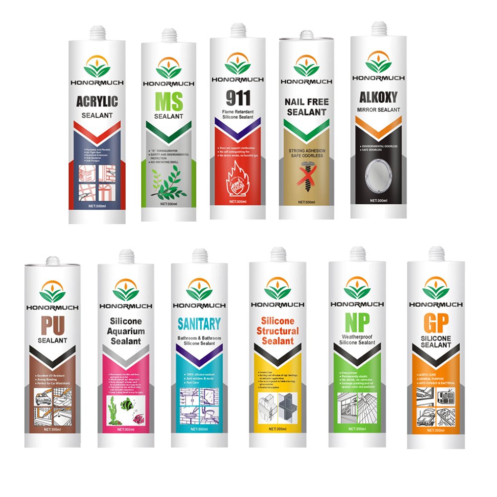 General Purpose Sealants Wholesale Cheap 100% Silicone Glue Factory Accept OEM ODM Adhesive Sealant Watertight Sealant For Door