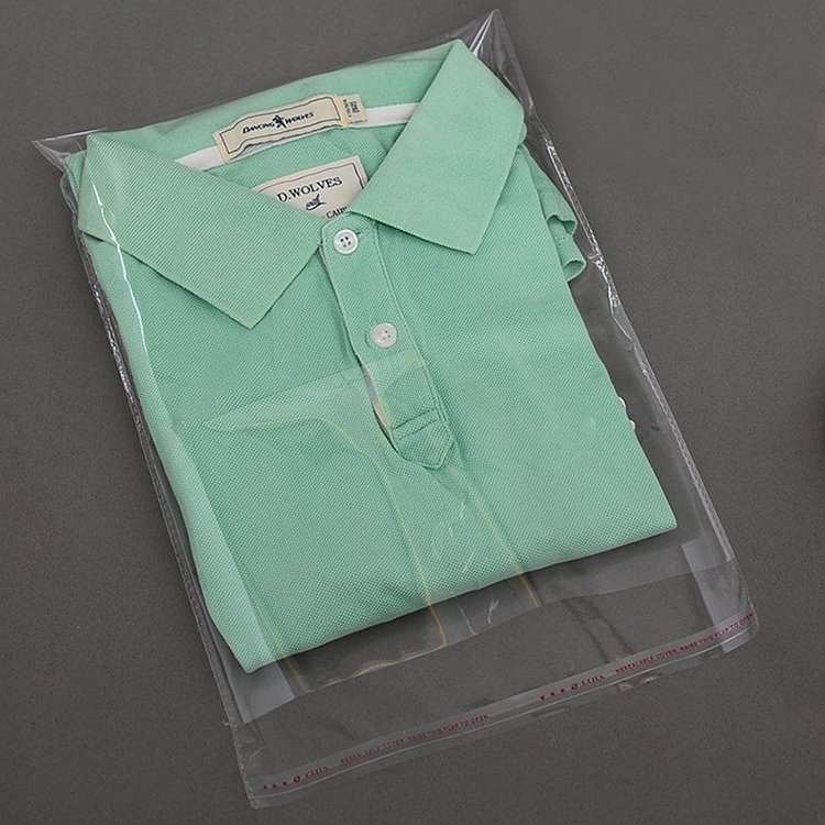 custom printing clear plastic printed self adhesive package packing opp bag