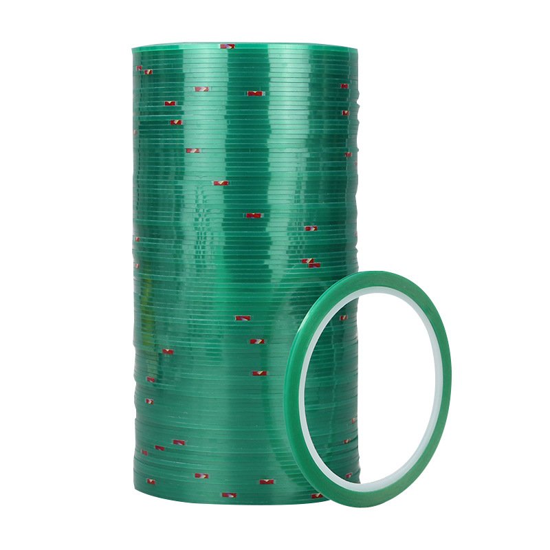 High Temperature heat resistant no residue green PET silicone polyester tape for electronic Industrial masking PCB 3D printer