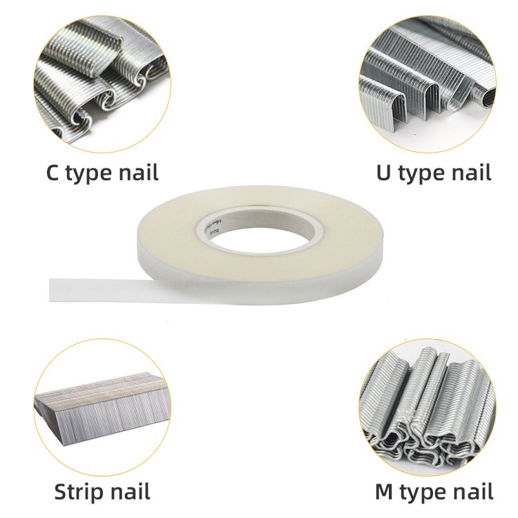 Single Sided Hot Melt Adhesive Thermowelding Adhesive Tape for Producing Sausage Clips