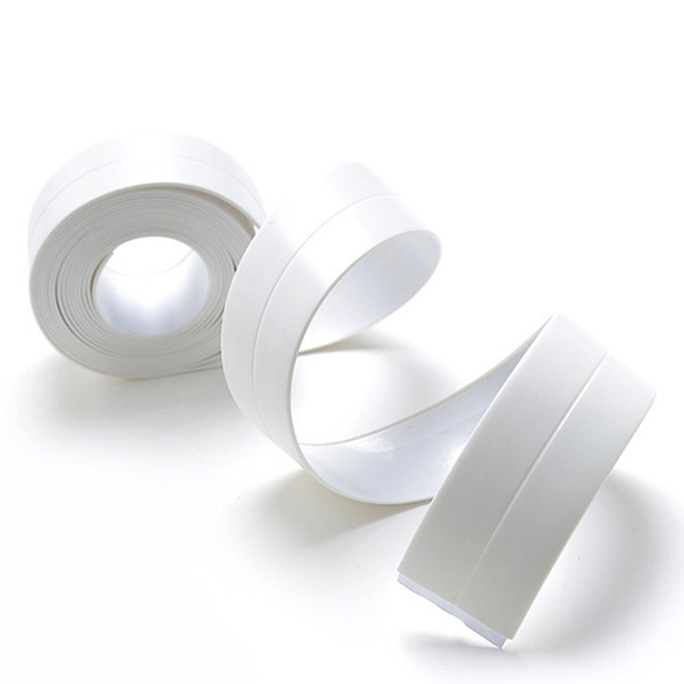 Tape Caulk Strip Waterproof Caulk Strip Self Adhesive PVC Sealing Repair Tape for Bathtub Bathroom Shower Toilet Kitchen