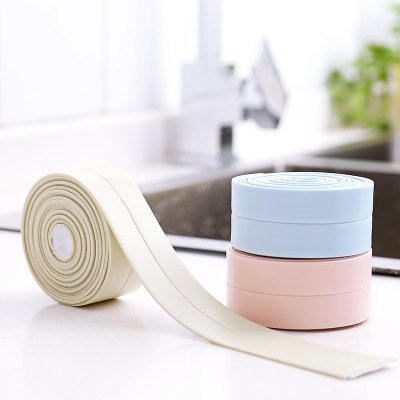 Tape Caulk Strip Waterproof Caulk Strip Self Adhesive PVC Sealing Repair Tape for Bathtub Bathroom Shower Toilet Kitchen