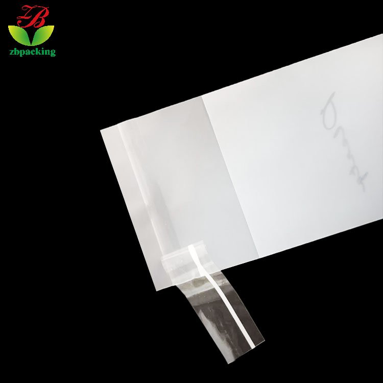 customized LOGO 100% biodegradable clothing bag compostable frosted self adhesive bags