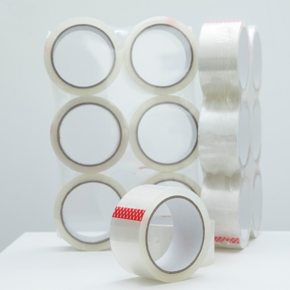 Transparent OPP Super Strong Cardboard Boxes Packaging Clear Adhesive Tape Cheaper Hotmelt Bopp Fragile Packing Tape