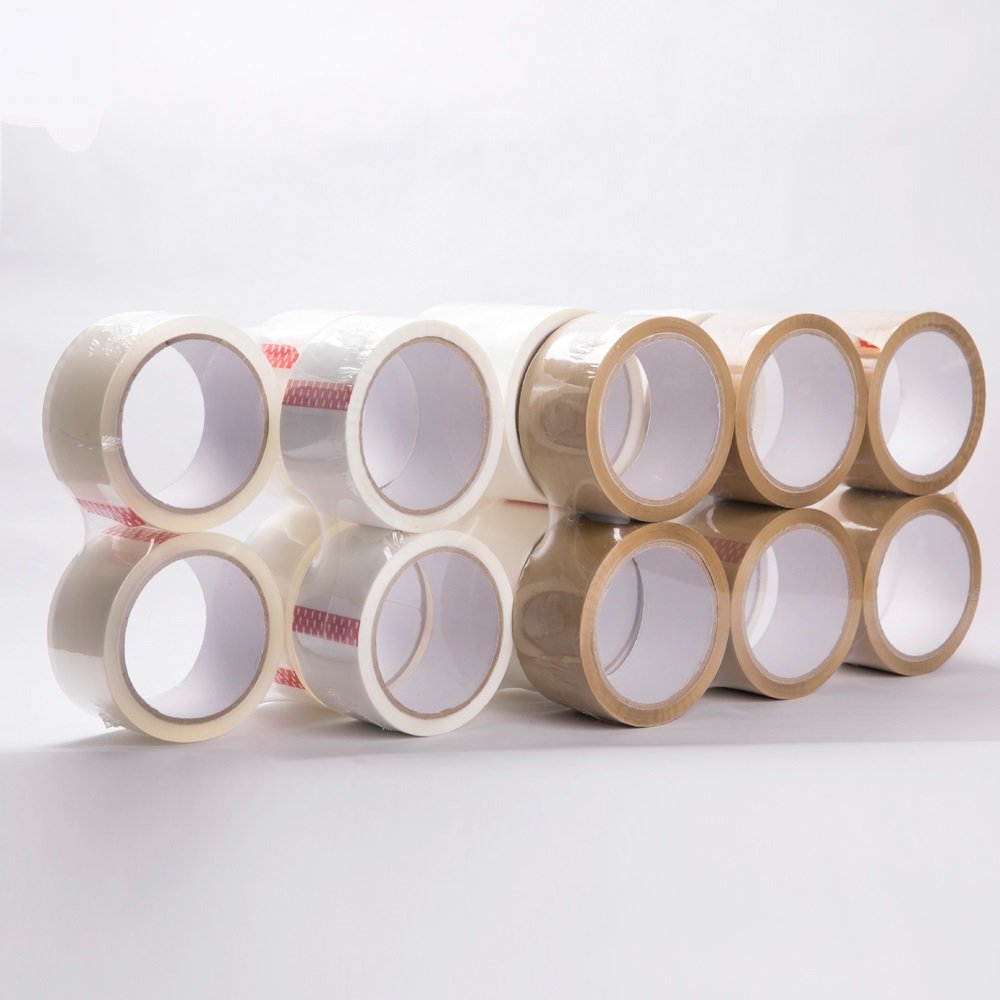 Transparent OPP Super Strong Cardboard Boxes Packaging Clear Adhesive Tape Cheaper Hotmelt Bopp Fragile Packing Tape