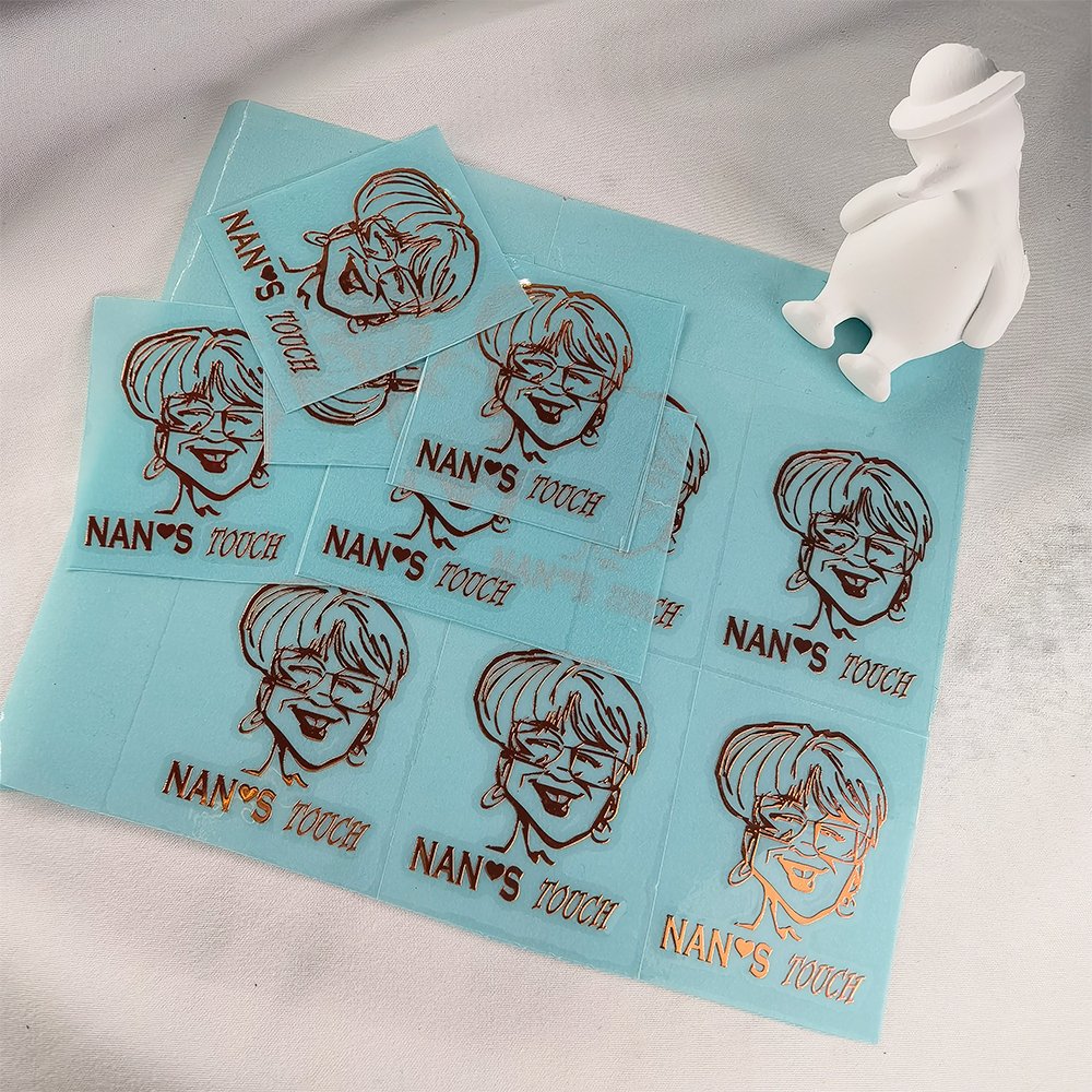 UV Transparent Transfer Electroforming Metal Nickel 3D Sticker With High Quality Plating Metallic Transfer Nickel Label
