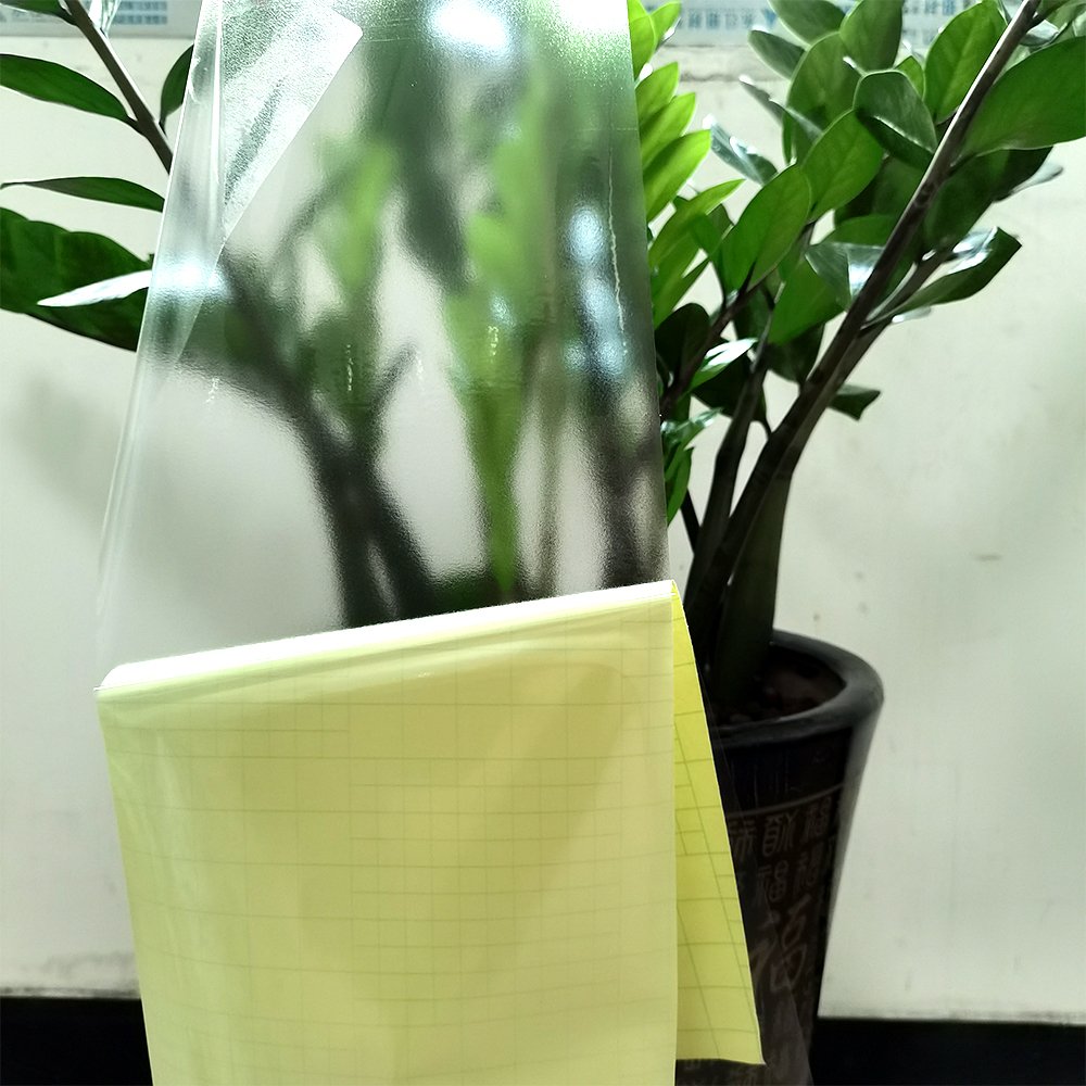 Double-sided adhesive for Acrylic and ABS transparent Vinyl twin adhesive tape Yellow paper clear adhesive film wide largeformat
