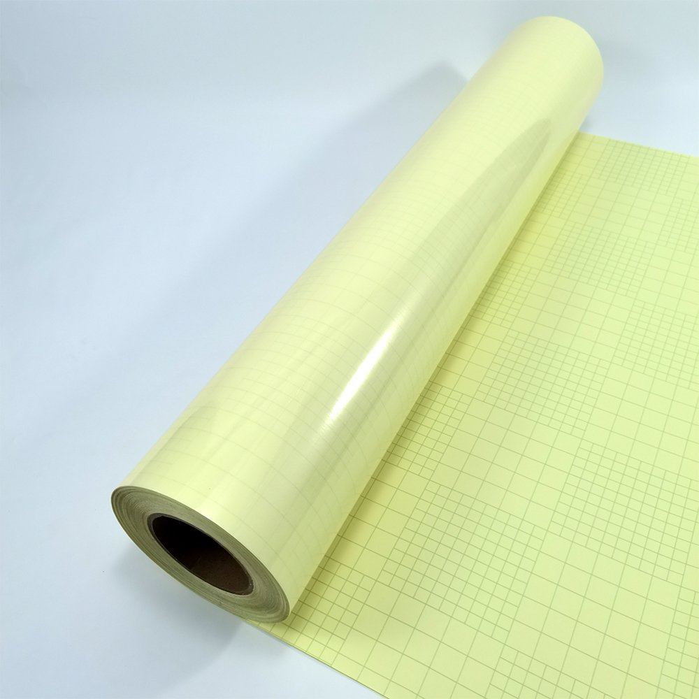 Double-sided adhesive for Acrylic and ABS transparent Vinyl twin adhesive tape Yellow paper clear adhesive film wide largeformat