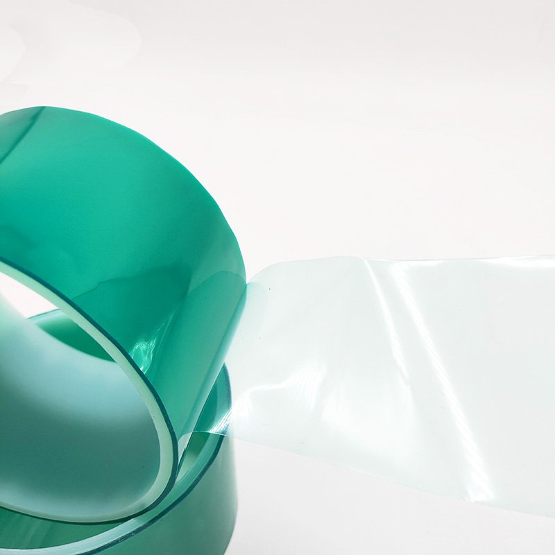Good Price High Temperature Resistant Green Single Sided Adhesive PET Tape For Powder Coat Masking