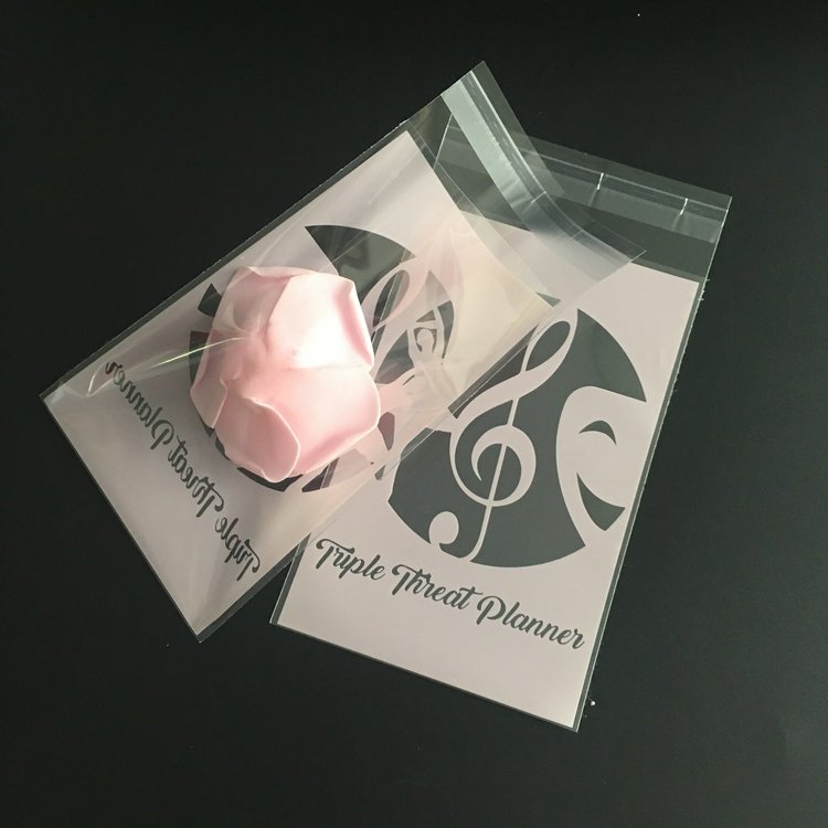 Wholesale Different Size Clothing Socks Underwear Self-Adhesive Seal Packaging OPP Plastic Bag With Custom Logo