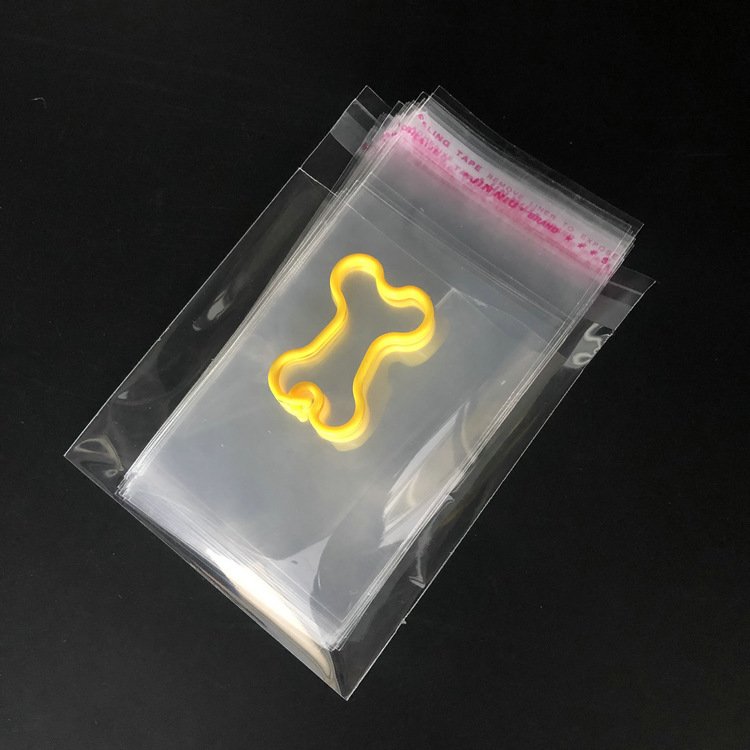 Wholesale Different Size Clothing Socks Underwear Self-Adhesive Seal Packaging OPP Plastic Bag With Custom Logo