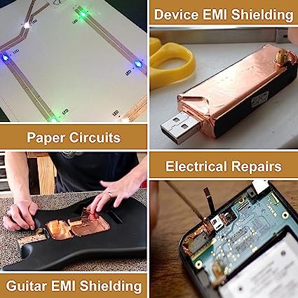 Conductive Copper Foil Tape Electrical Connection between Surfaces Copper Foil Adhesive Tape