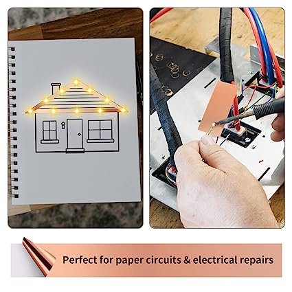 Conductive Copper Foil Tape Electrical Connection between Surfaces Copper Foil Adhesive Tape