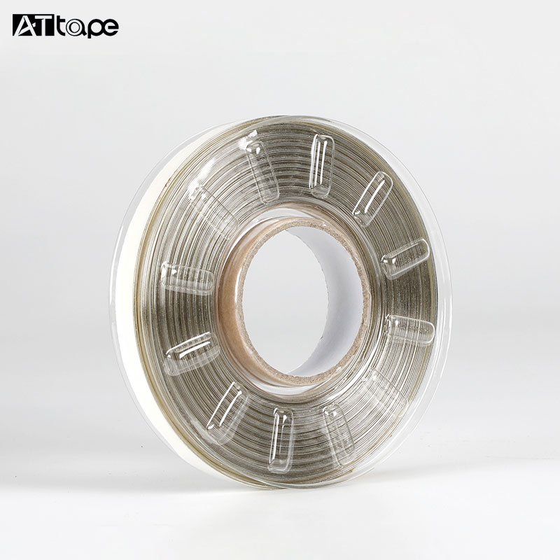 8mm*30m strong adhesive steel wire PET trim edge cutting tape Double Sided Wire Trim Tape