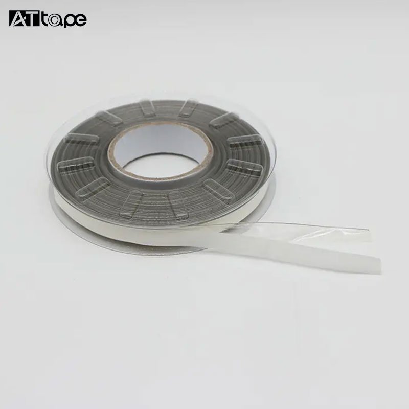 8mm*30m strong adhesive steel wire PET trim edge cutting tape Double Sided Wire Trim Tape