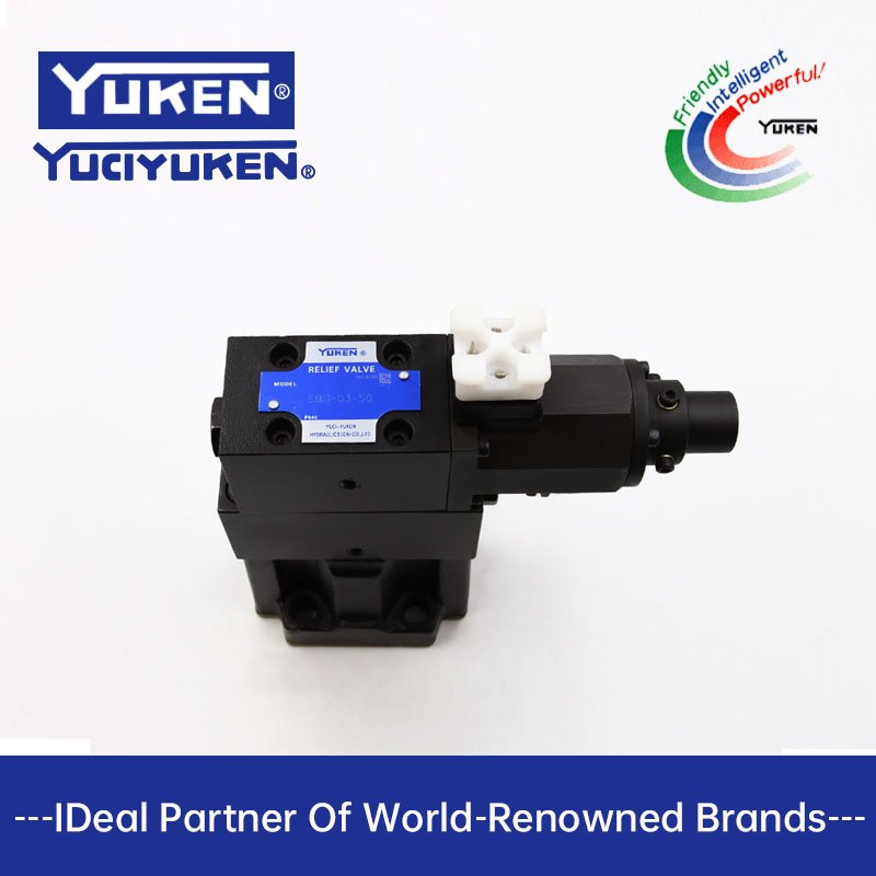 YuKen valve EFBG 03 06 EDG relief and flow control valve proportional Hydraulic solenoid control valve