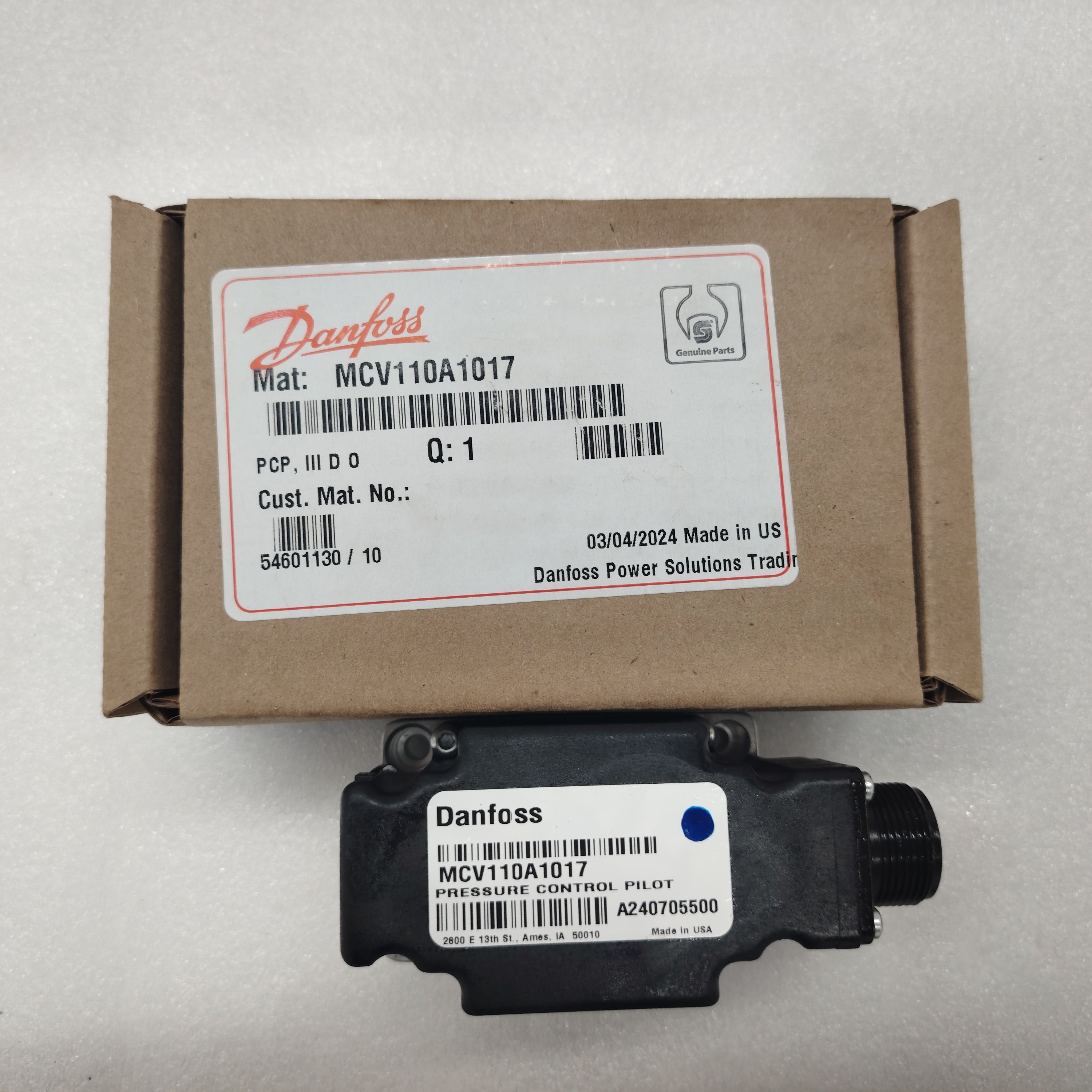 MCV110A1017 High-Performance Hydraulic Valve