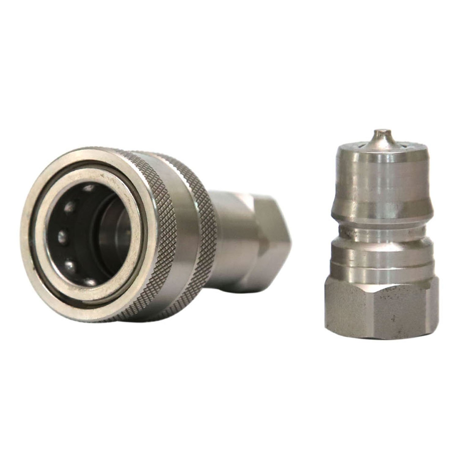 NAIWO ISO 7241B quick coupling hydraulic part poppet valve quick coupler NWB stainless Quick Connectors