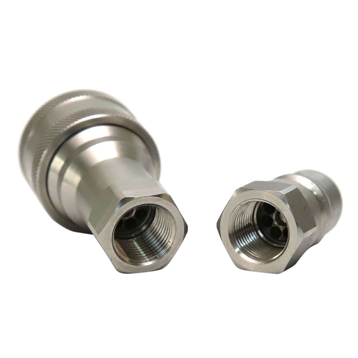 NAIWO ISO 7241B quick coupling hydraulic part poppet valve quick coupler NWB stainless Quick Connectors