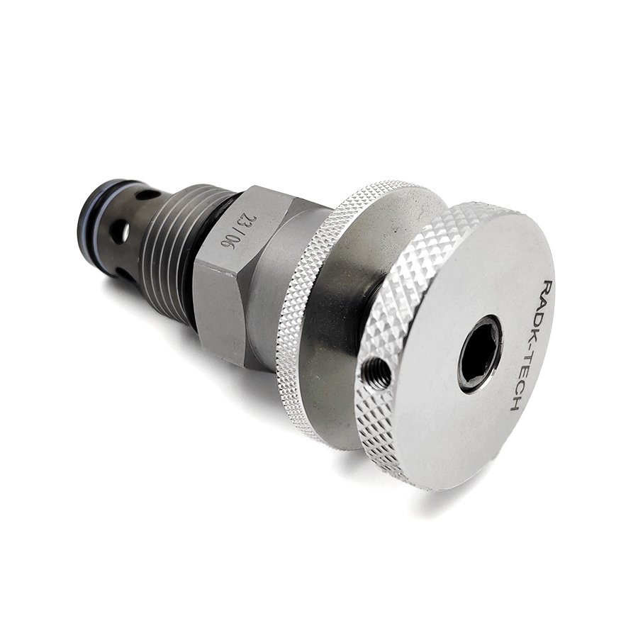 Hydraulic Flow Controls Non-compensated Needle Valve Standard Adjustment variable orifice Threaded Cartridge Valve RADK NV10-20