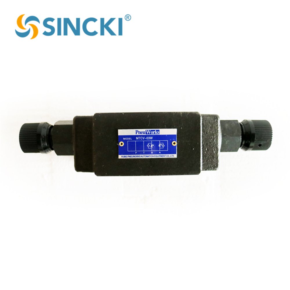 Yuken Type MTCV-03 Modular Hydraulic Check Throttle Valve Flow Control Valve