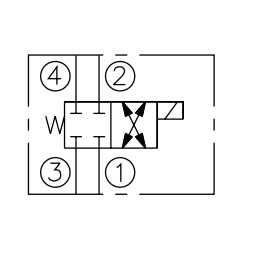 ZSV08-45 Solenoid-operated 2 Positions 4 way Direct-acting Spool type screw-in hydraulic Oil fluid cartridge valve