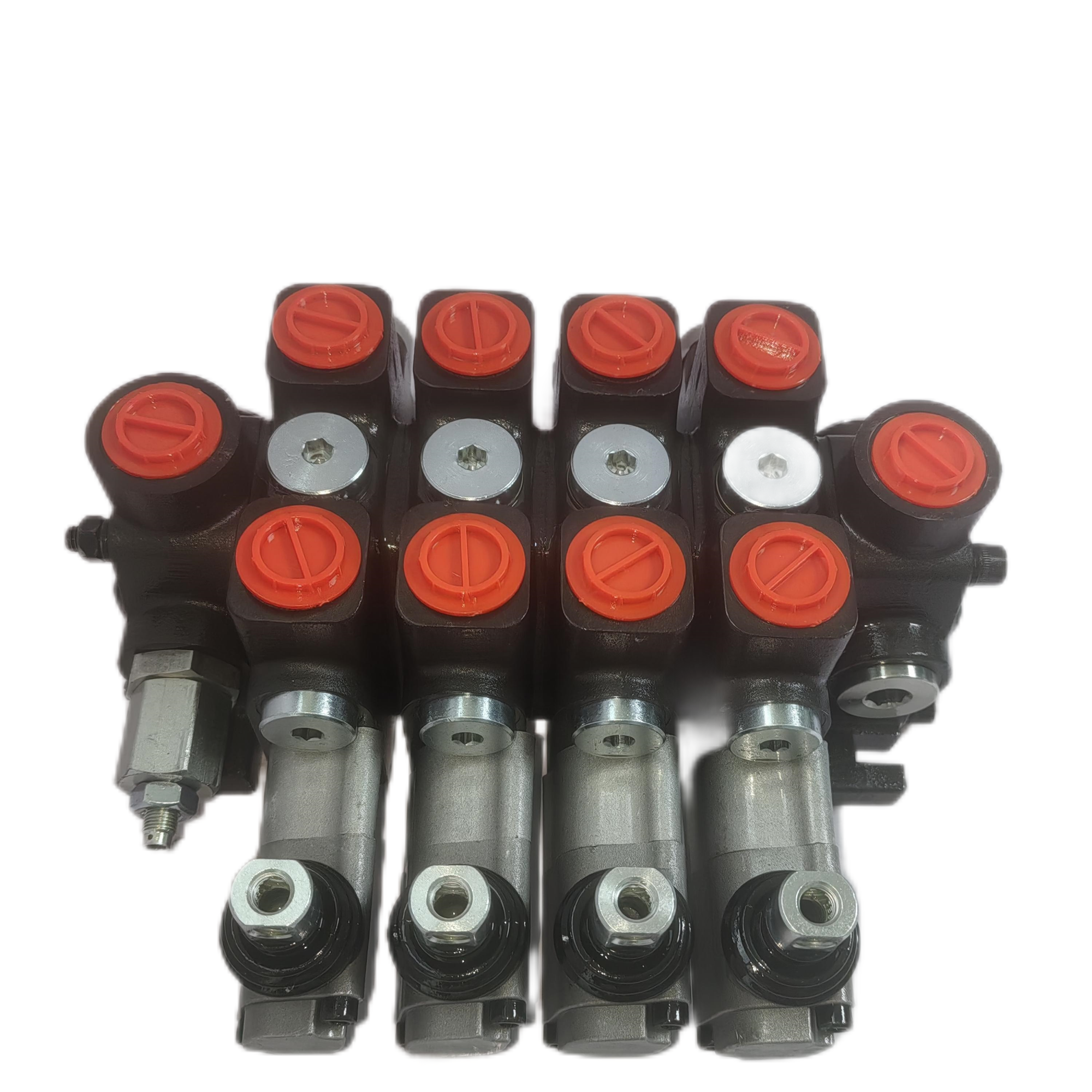 Lixin 100lpm Flow Hydraulic Directional Control Valve PC100-4 is used for Drilling rigs