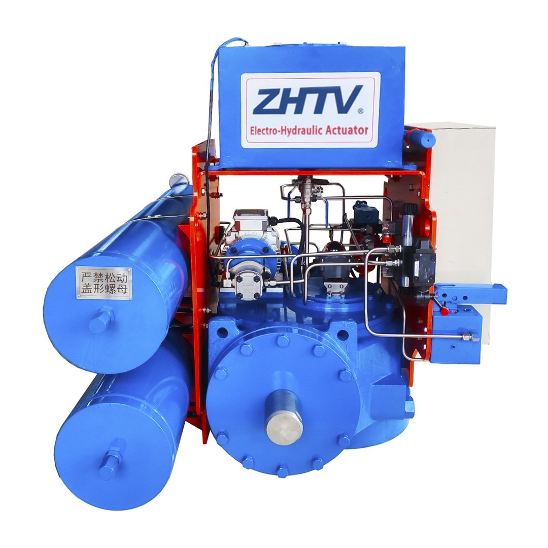 ZHTV 0 to 680kNm Quarter Turn Actuator for Ball or Butterfly Rotary Control Valve Quarter-turn Electric Hydraulic Actuator