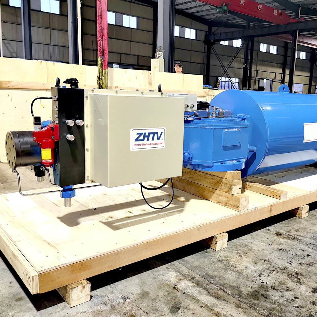 ZHTV 0 to 680kNm Quarter Turn Actuator for Ball or Butterfly Rotary Control Valve Quarter-turn Electric Hydraulic Actuator