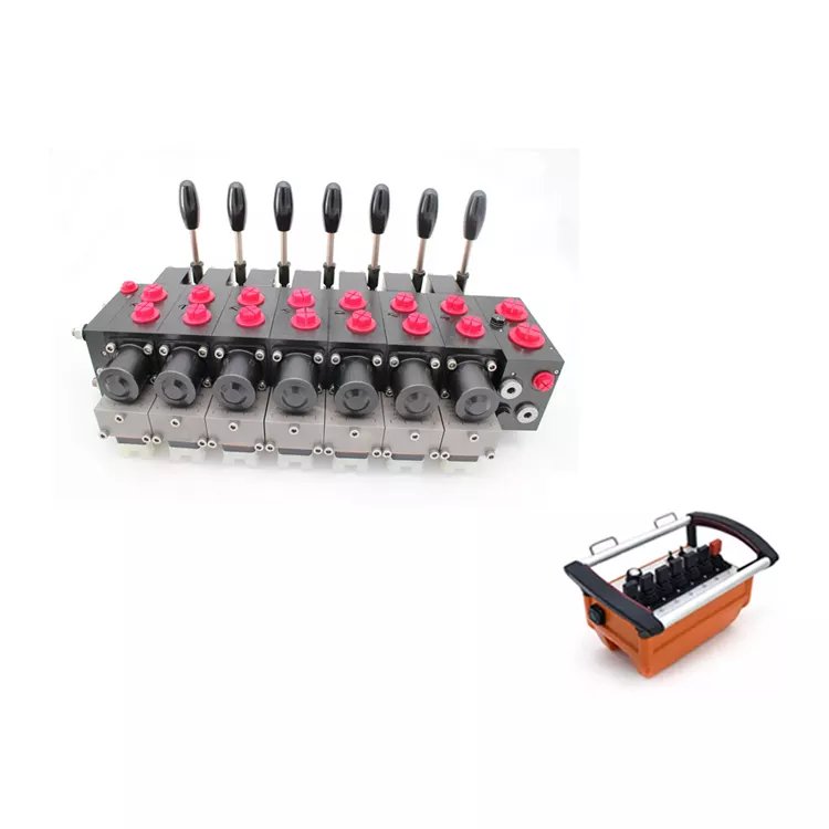 Remote control and Hawe style Hydraulic proportional valve for Bridge erecting vehicle