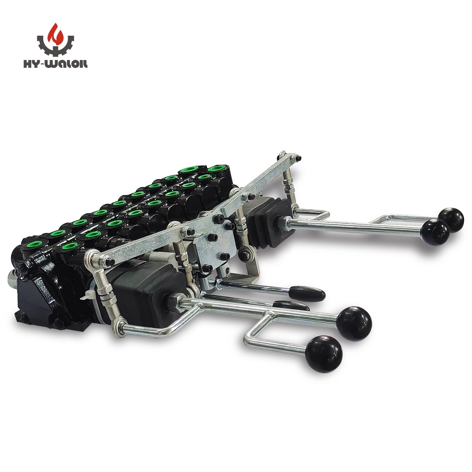 Hy-waloil Forest Crane 250 Bar 60 LPM Light Small 8 Spools 2 Joystick Hydraulic Distributor Sectional Mechanical Control Valve
