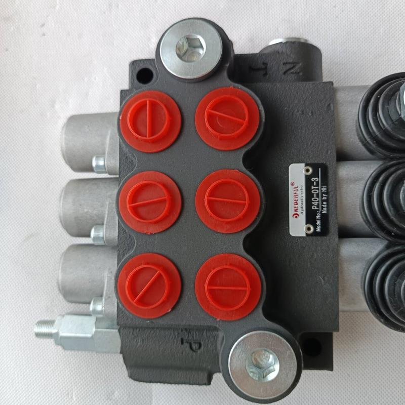 p80 monoblock control valves for loader muti-way manual Hydraulic directional control Unit 4 3 directional control valve p80