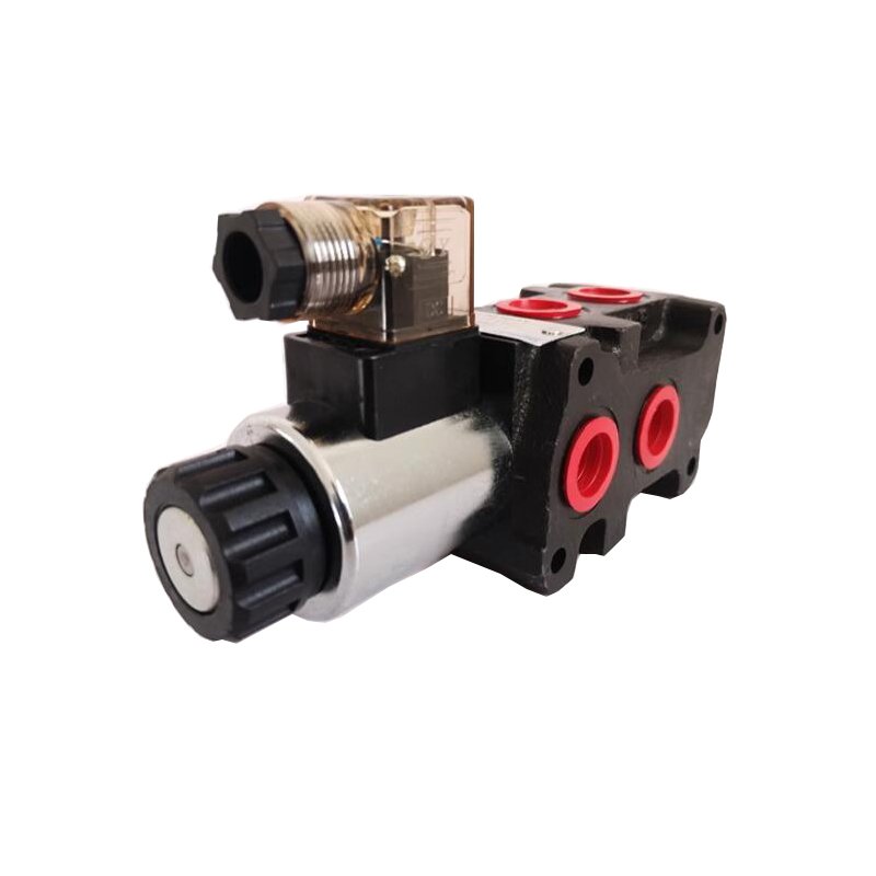 SVV06 solenoid diverter valve hydraulic flow diverter 6-way 2-position hydraulic manual diverter valve for tractor