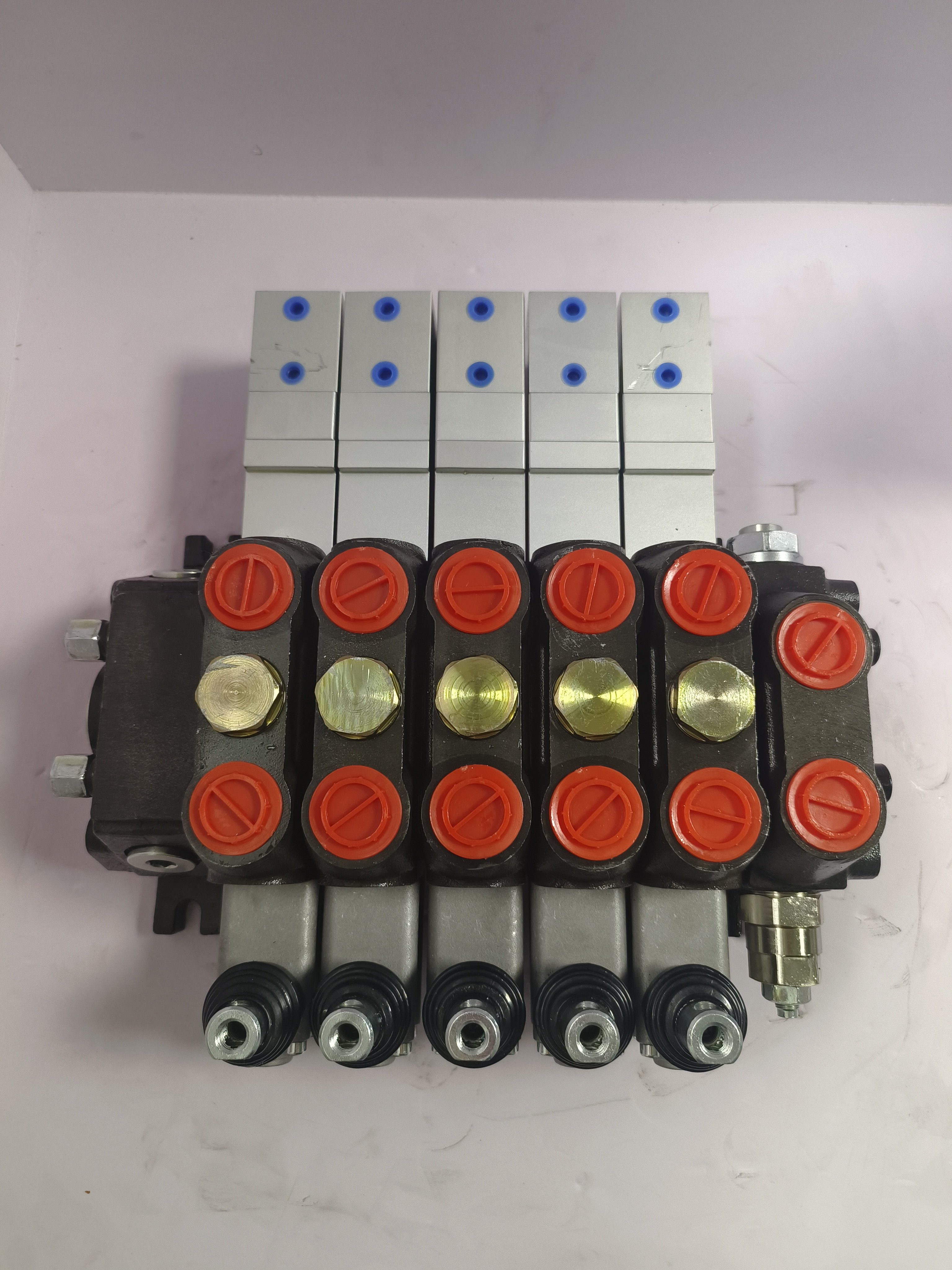 Lixin Factory direct sales DCV100-5 100LPM 350bar sectional hydraulic pneumatic control valve