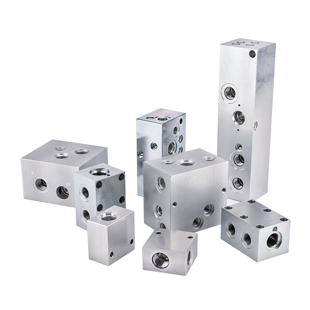 23 years of hydraulic experience Customized 6L-160L aluminum steel hydraulic manifold hydraulic valve block