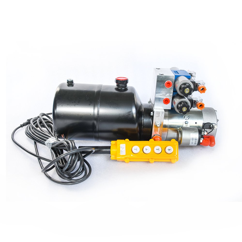 double lift DC 12v 24v hydraulic power unit for trucks