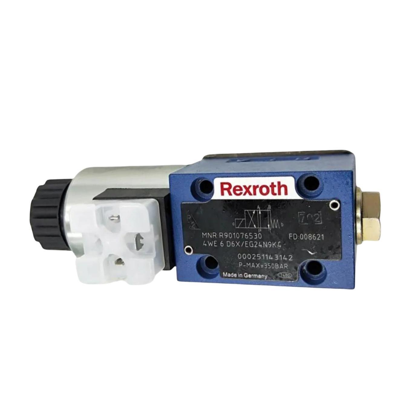 Rexroth 4WE6J6X Hydraulic Solenoid Directional Valve 4WE-6-J6X/SG24N9K4 EG24N9XNK4 R900953568