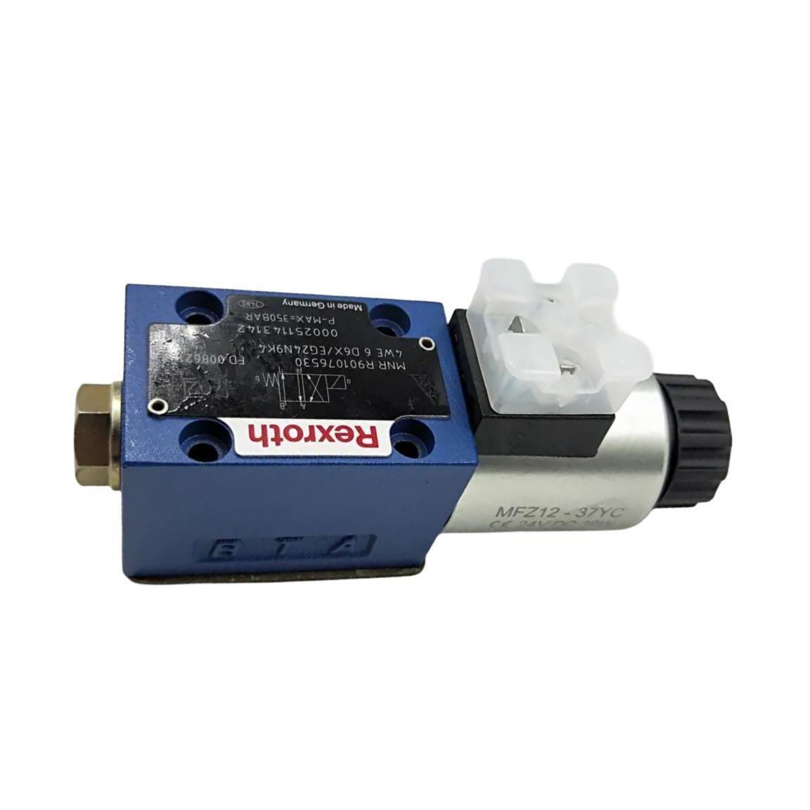 Rexroth 4WE6J6X Hydraulic Solenoid Directional Valve 4WE-6-J6X/SG24N9K4 EG24N9XNK4 R900953568