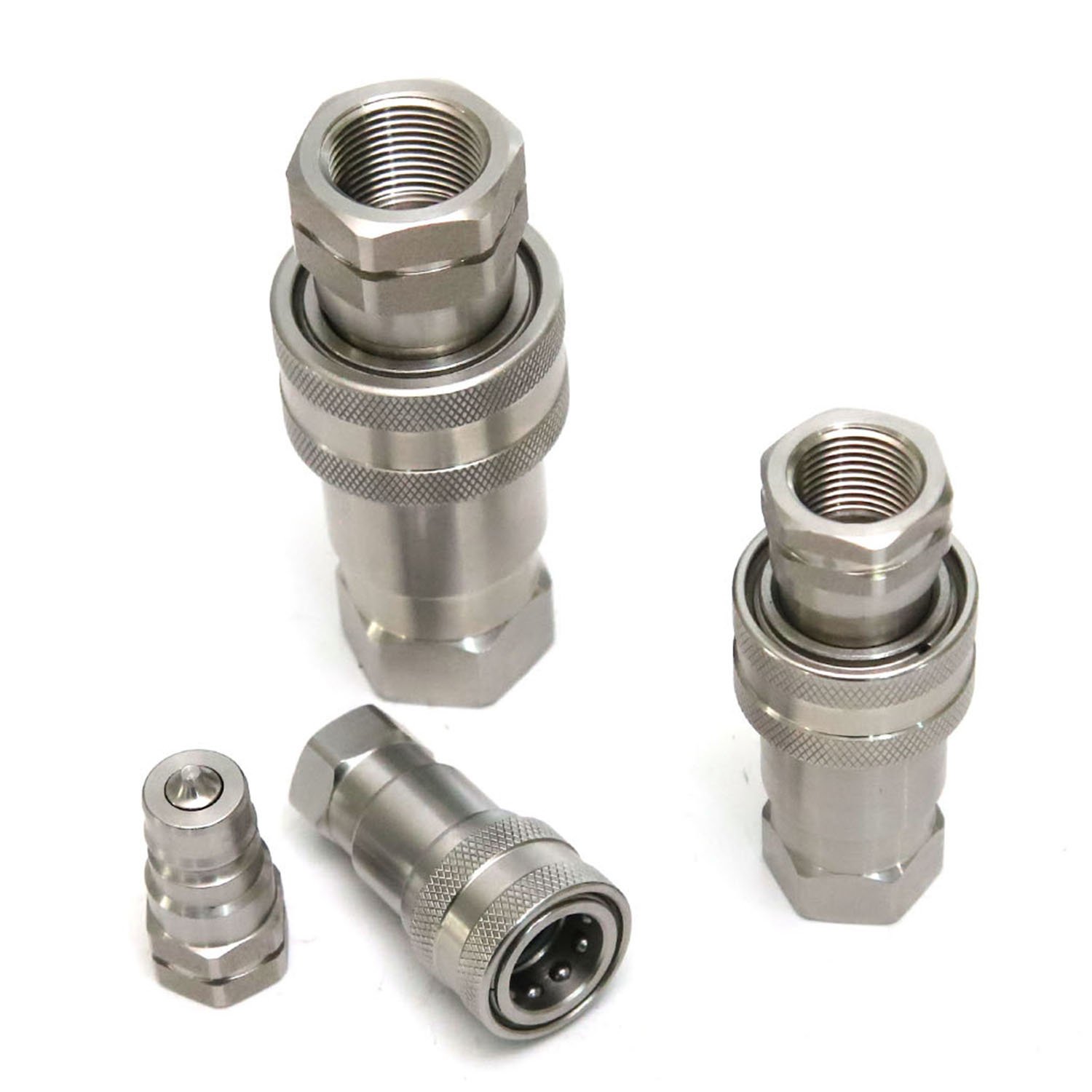 NAIWO 7241A Quick Connector Stainless Hydraulic Quick Coupling Factory Direct Self-sealing Quick Couplers NWA